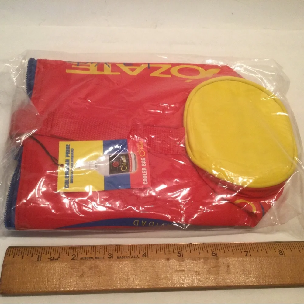 Aguardienta Cristal Cooler Bag Insulated Carry Bag Cold Beverage Holder.